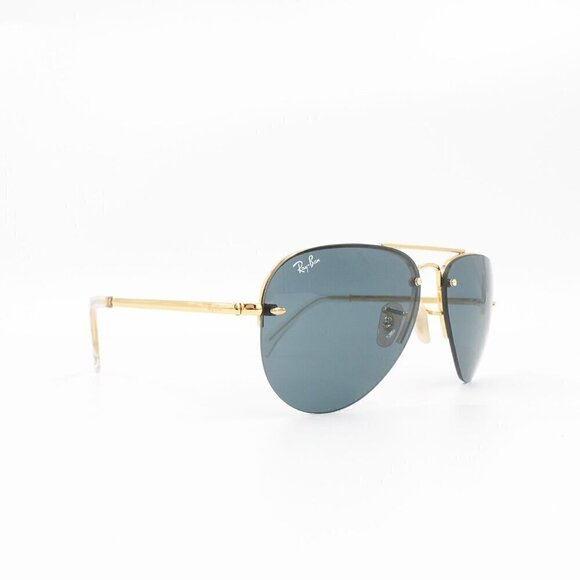 Ray-Ban RB3449 59mm Aviator Sunglasses Gray and Gold OS - Picture 4 of 15